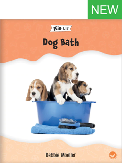 Cover of Childrens Book author Debbie Moeller's work 'Dog Bath'
