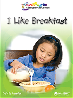 Cover of a children's book titled I Like Breakfast