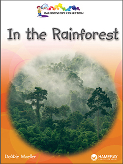 Cover of a children's book titled In the Rainforest