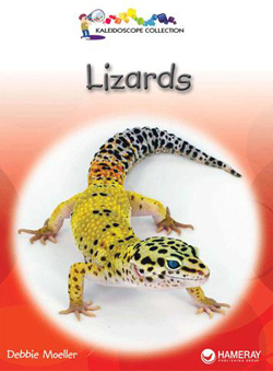 Cover of a children's book titled Lizards